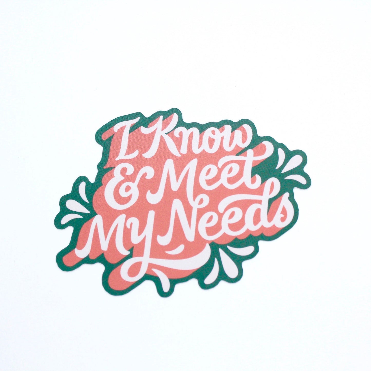 I KNOW AND MEET MY NEEDS