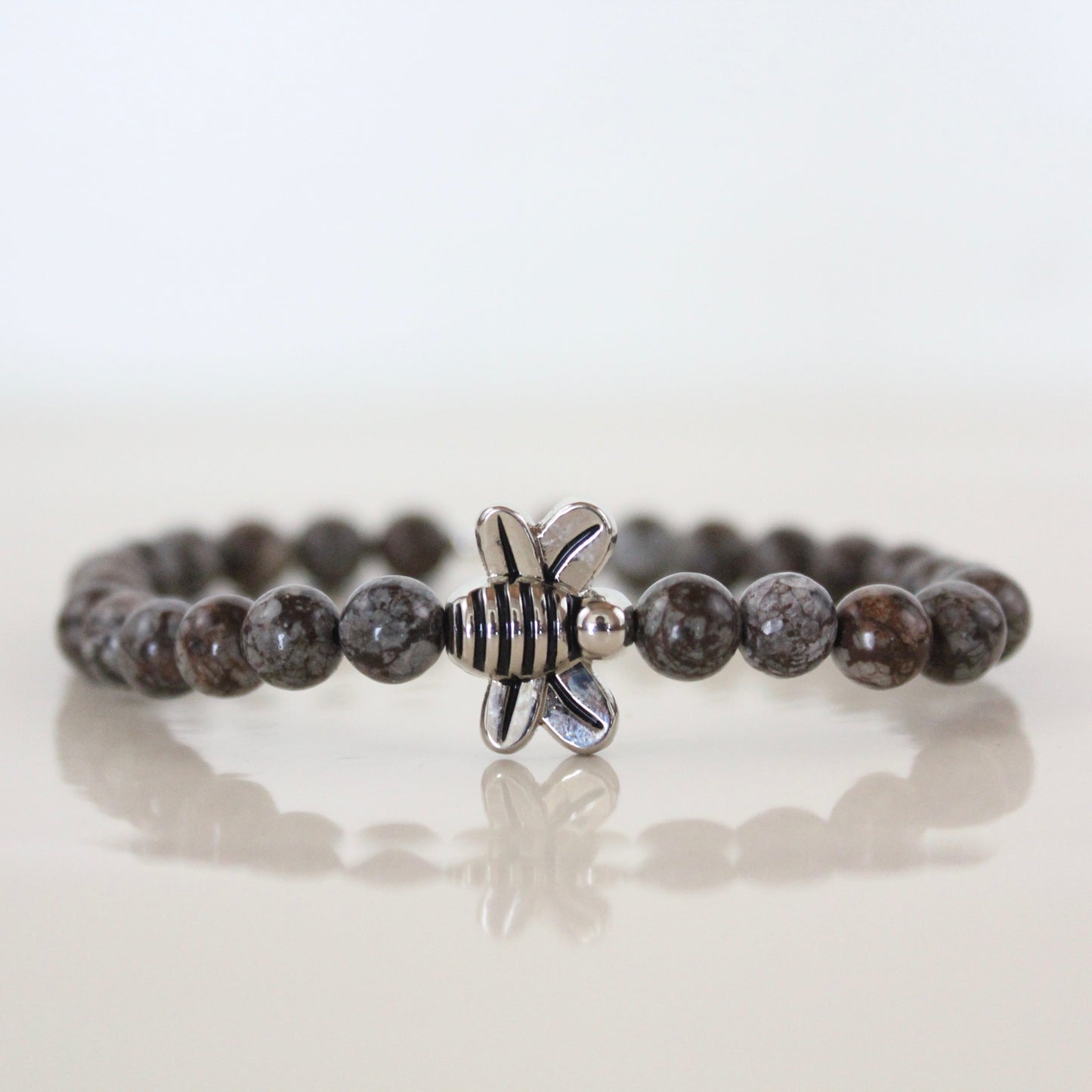 BLACK & BROWN SNOWFLAKE
