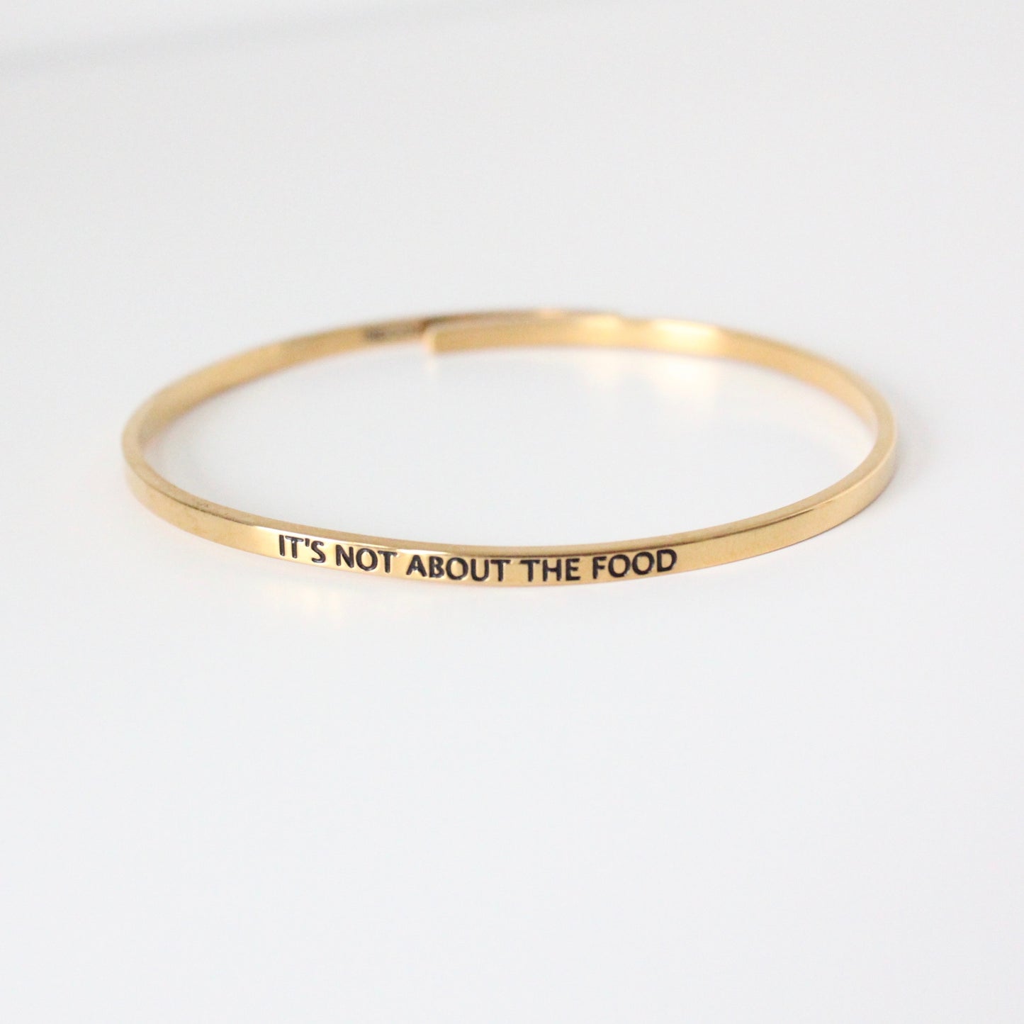 IT'S NOT ABOUT THE FOOD