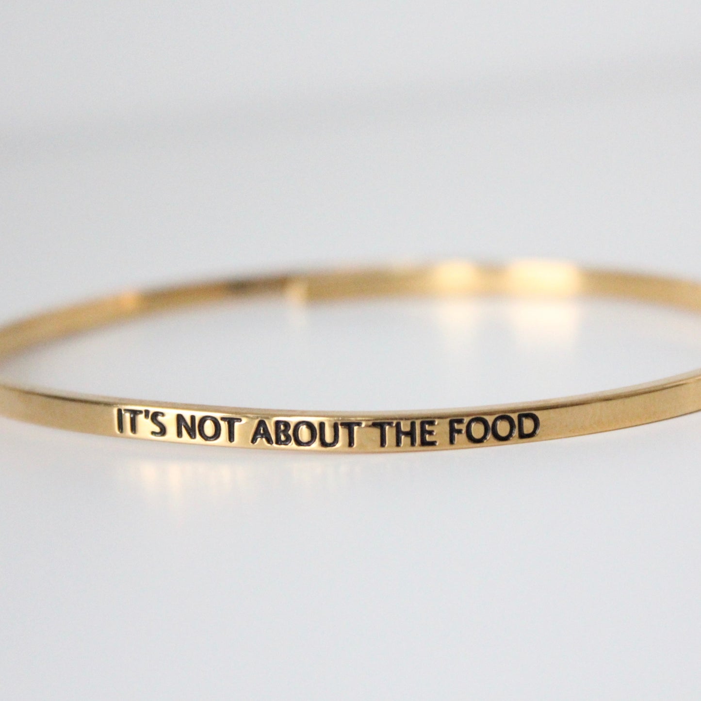 IT'S NOT ABOUT THE FOOD