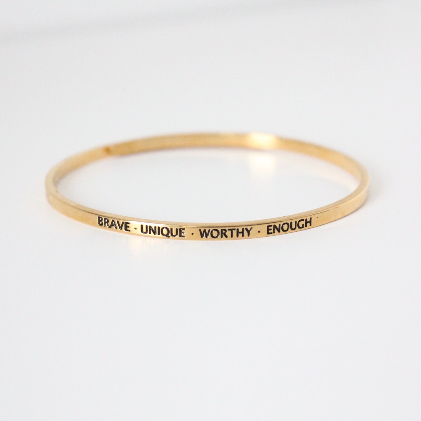 BRAVE・UNIQUE・WORTHY・ENOUGH