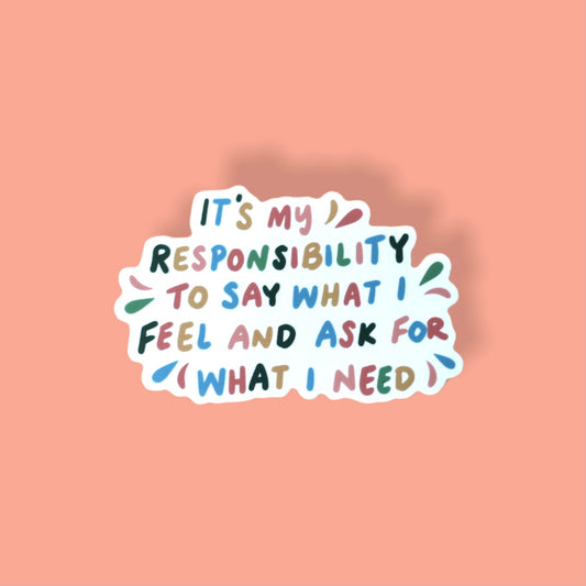 IT'S MY RESPONSIBILITY