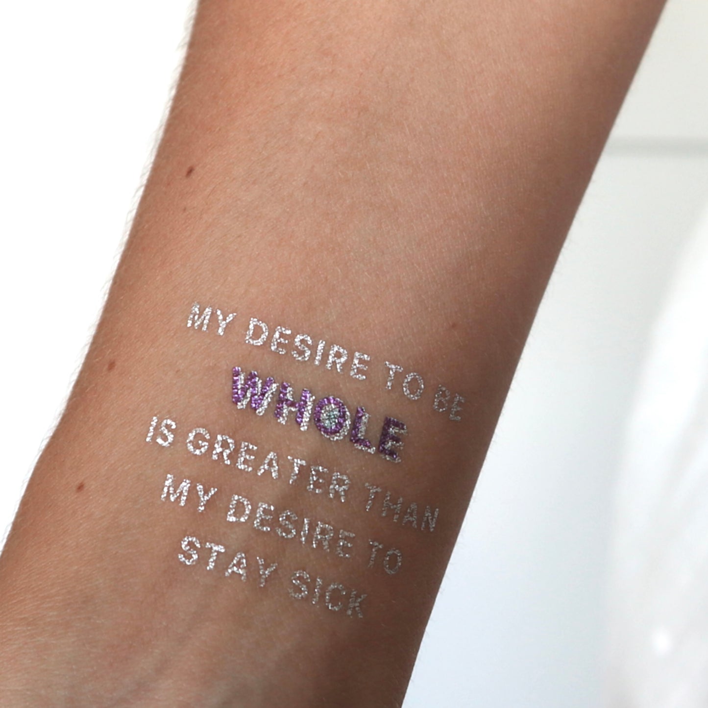 MY DESIRE TO BE WHOLE