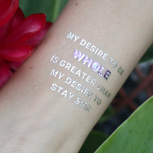 MY DESIRE TO BE WHOLE